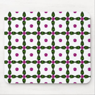 Mousepad Gemstone Art, Purple Green