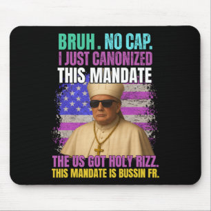 Mousepad Gen A Gíria Trump Como Vaticano Igreja Papa Repúbl
