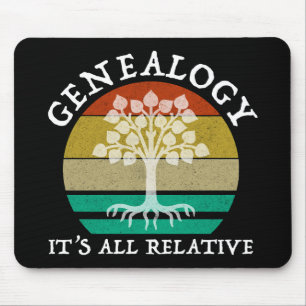 Mousepad Genealogia - Tudo é Relativo
