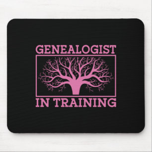 Mousepad Genealogista profissional masculino em formação -