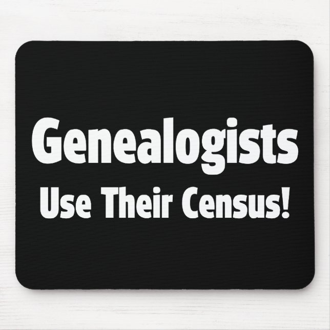 Mousepad Genealogistas Usam Seu Censo (Frente)