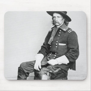 Mousepad General George A. Custer (foto de b/w)