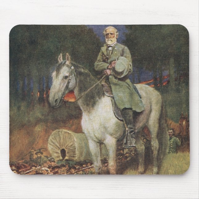 Mousepad General Lee em seu carregador famoso, 'Traveller (Frente)