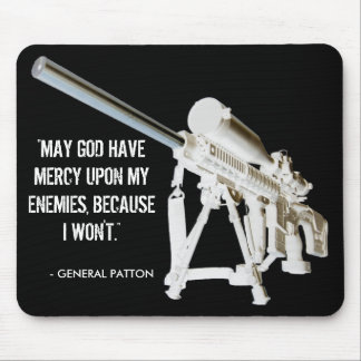 Mousepad General Patton Citação da almofada de rato AR15