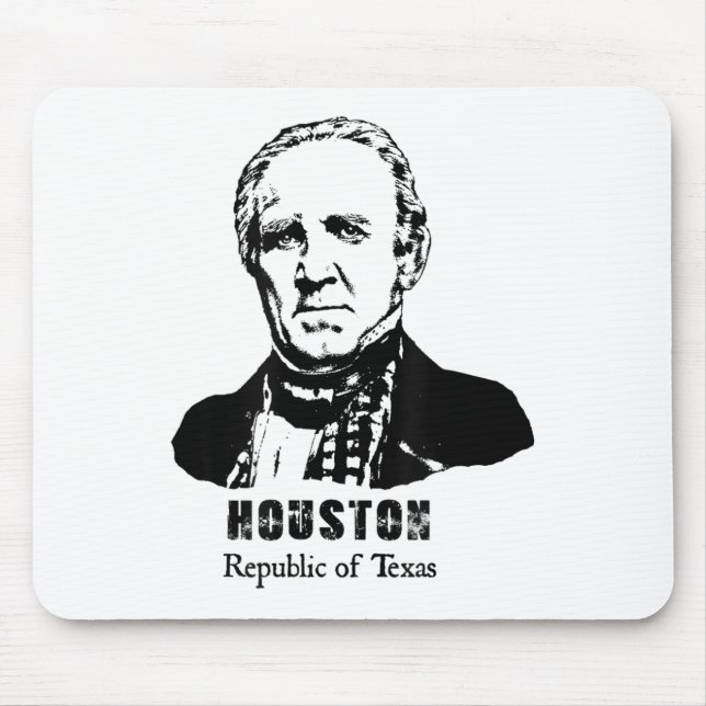 Mousepad General Presidente Sam Houston República do Texas  (Frente)