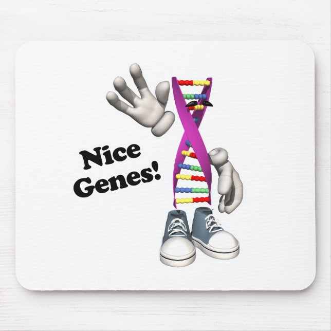Mousepad Genes legais DNA engraçado (Frente)