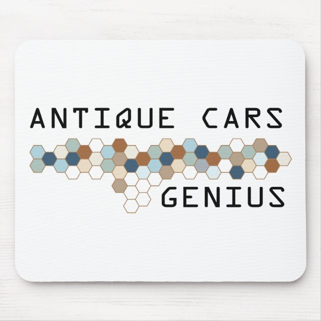 Mousepad Gênio dos carros antigos (Frente)