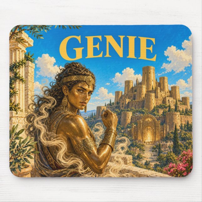 Mousepad Gênio, Monstro de Fantasia Gótica (Frente)