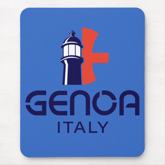 Mousepad Gênova Itália Europa (Frente)