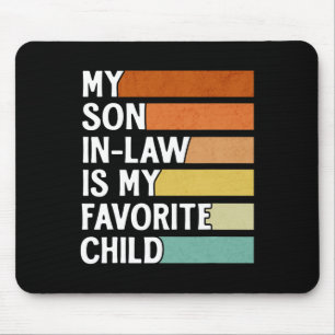 Mousepad Genro é meu filho favorito engraçado pai vintage