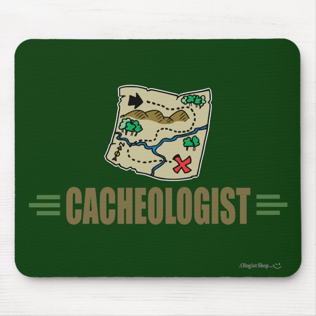 Mousepad Geocaching Humorístico (Frente)