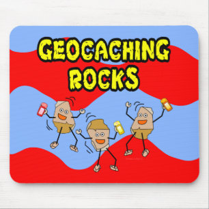 Mousepad Geocaching Rocks