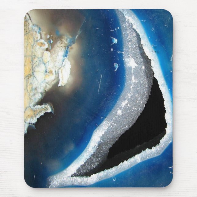 Mousepad Geodo Agate Azul (Frente)
