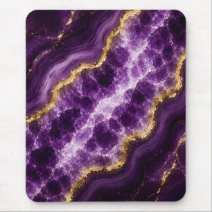 Mousepad Geodo de Mármore de Ámora de Luxo