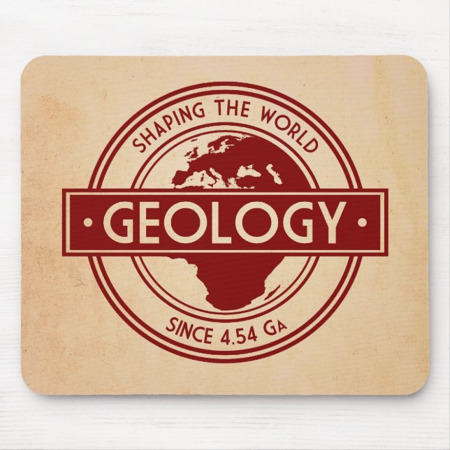 Mousepad Geologia - Moldar o Logotipo Mundial (Europa) (Frente)