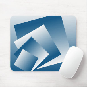 Mousepad Geometria azul-teal