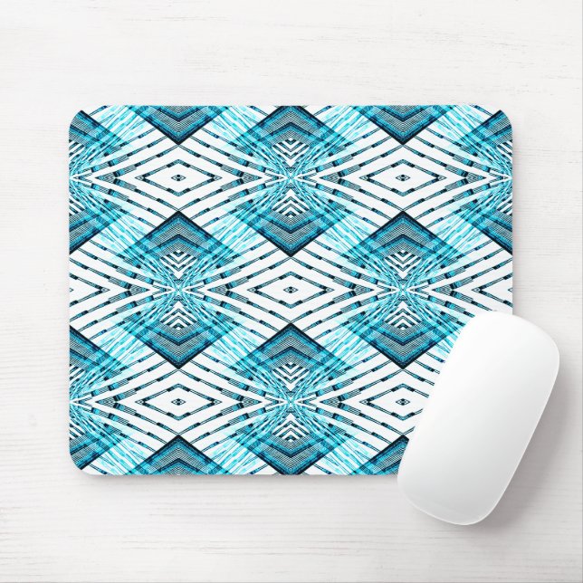 Mousepad Geometria Marinha....... (Com mouse)