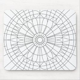 Mousepad Geometric Mandala Pattern