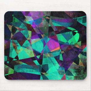 Mousepad Geométrica, Colorida, Abstrato de Arte Original
