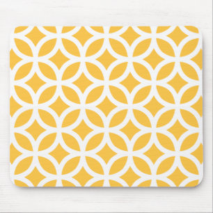 Mousepad Geométrico amarelo solar