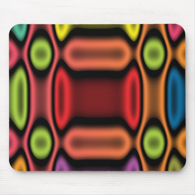Mousepad Geométrico Neon (Frente)