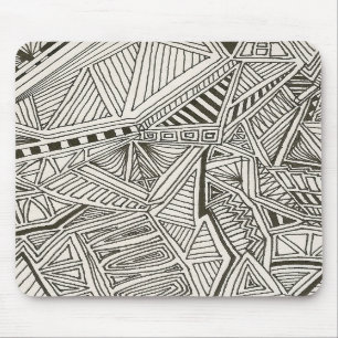 Mousepad geométrico preto