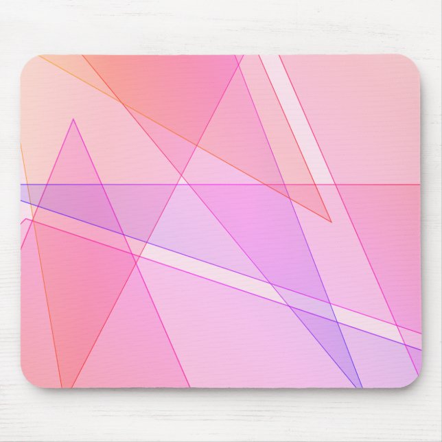 Mousepad Geométrico Rosa (Frente)