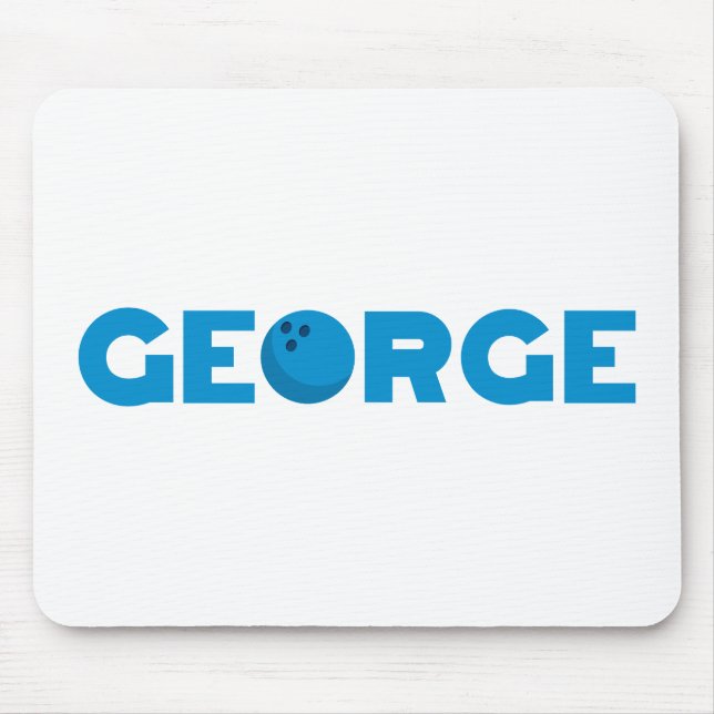 Mousepad George boliche (Frente)
