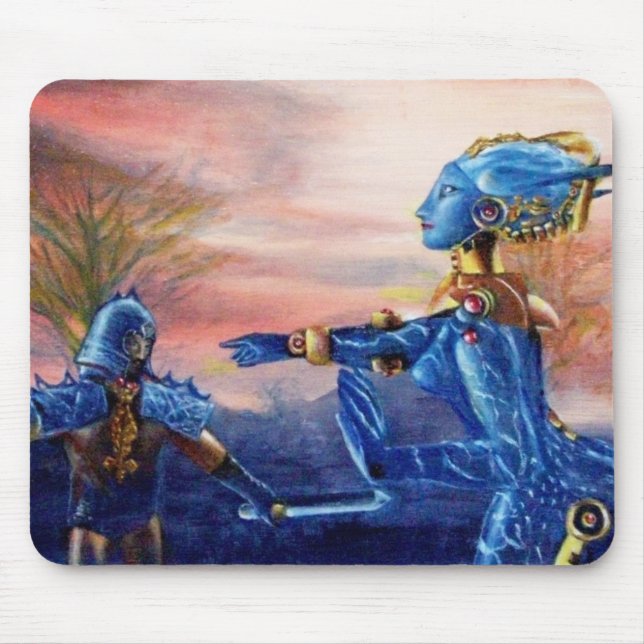 Mousepad GEORGE DE santos E DRAGÃO DE ALIENÍGENA (Frente)