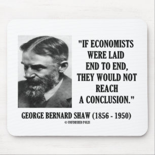 Mousepad George economistas de B. Shaw Se colocou não a