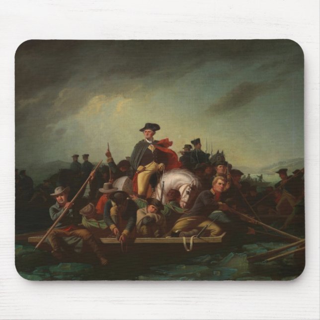 Mousepad George Washington atravessando o rio Delaware (Frente)