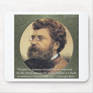 Mousepad Georges Bizet Religion Shame Cote presentes e cart