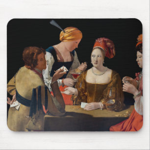 Mousepad Georges de la Tour - Bate com Ás de Ouros