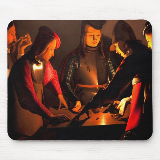 Mousepad Georges de la Tour - Os Jogadores dos Dícios (Frente)
