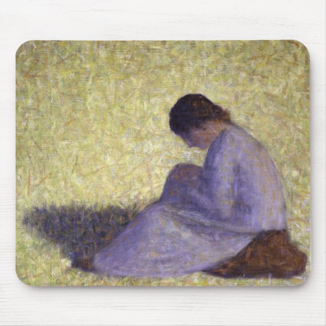 Mousepad Georges Seurat - mulher assentada (Frente)