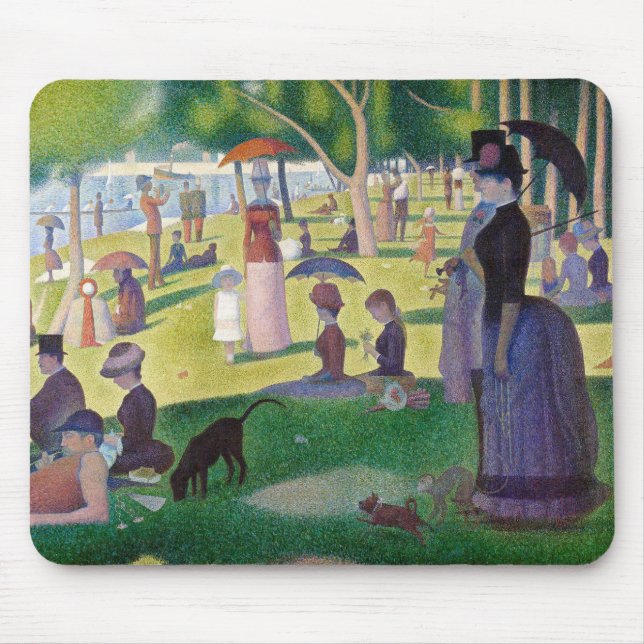 Mousepad Georges Seurat - Um Domingo na La Grande Jatte (Frente)