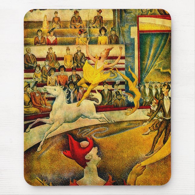 Mousepad Georges Seurat's The Circus (1891) (Frente)