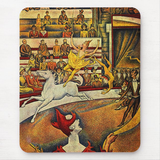 Mousepad Georges Seurat's The Circus (1891) (Frente)
