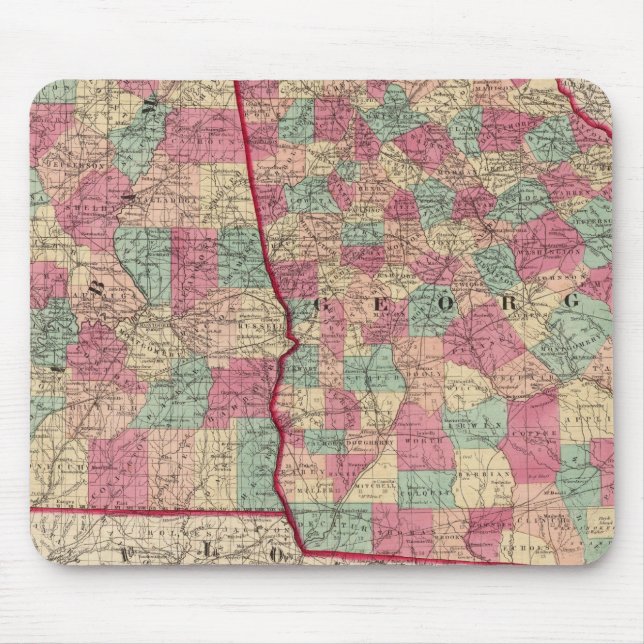 Mousepad Geórgia e Alabama (Frente)