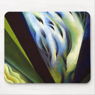 Mousepad Georgia O Keeffe Música Azul e Verde