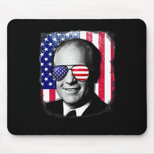 Mousepad Gerald Ford Us Flag 4 De Julho (Frente)