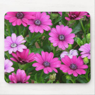Mousepad Gerânio de Cranesbill (flores cor-de-rosa)