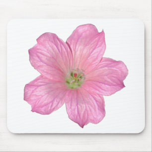 Mousepad Gerânio rosa