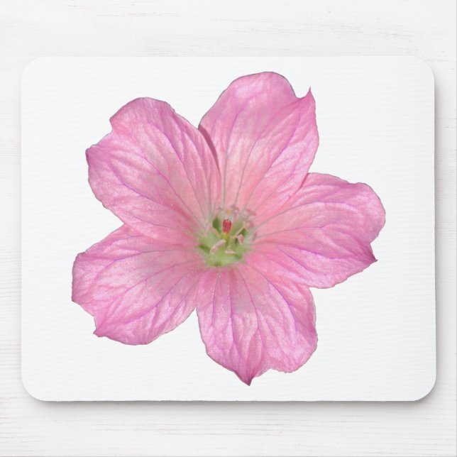 Mousepad Gerânio rosa (Frente)