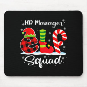 Mousepad Gerente de RH Elfo Esquadra Natal Recrutador Corre