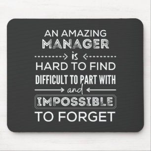 Mousepad Gerente, Presente Para Gerente, Um Gerente De Verd