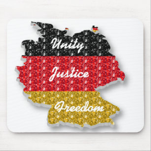 Mousepad German Flag Unity Justiça Liberdade