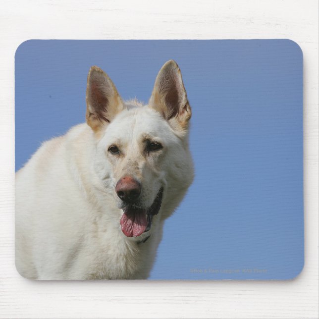 Mousepad German shepherd branco (Frente)