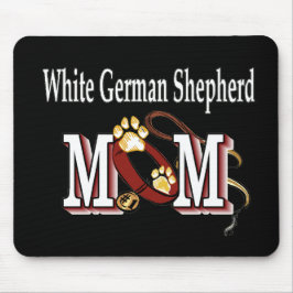 Mousepad German shepherd branco presentes da mãe