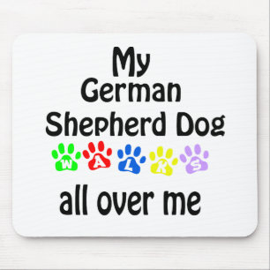 Mousepad German shepherd Cachorro Caminha Design